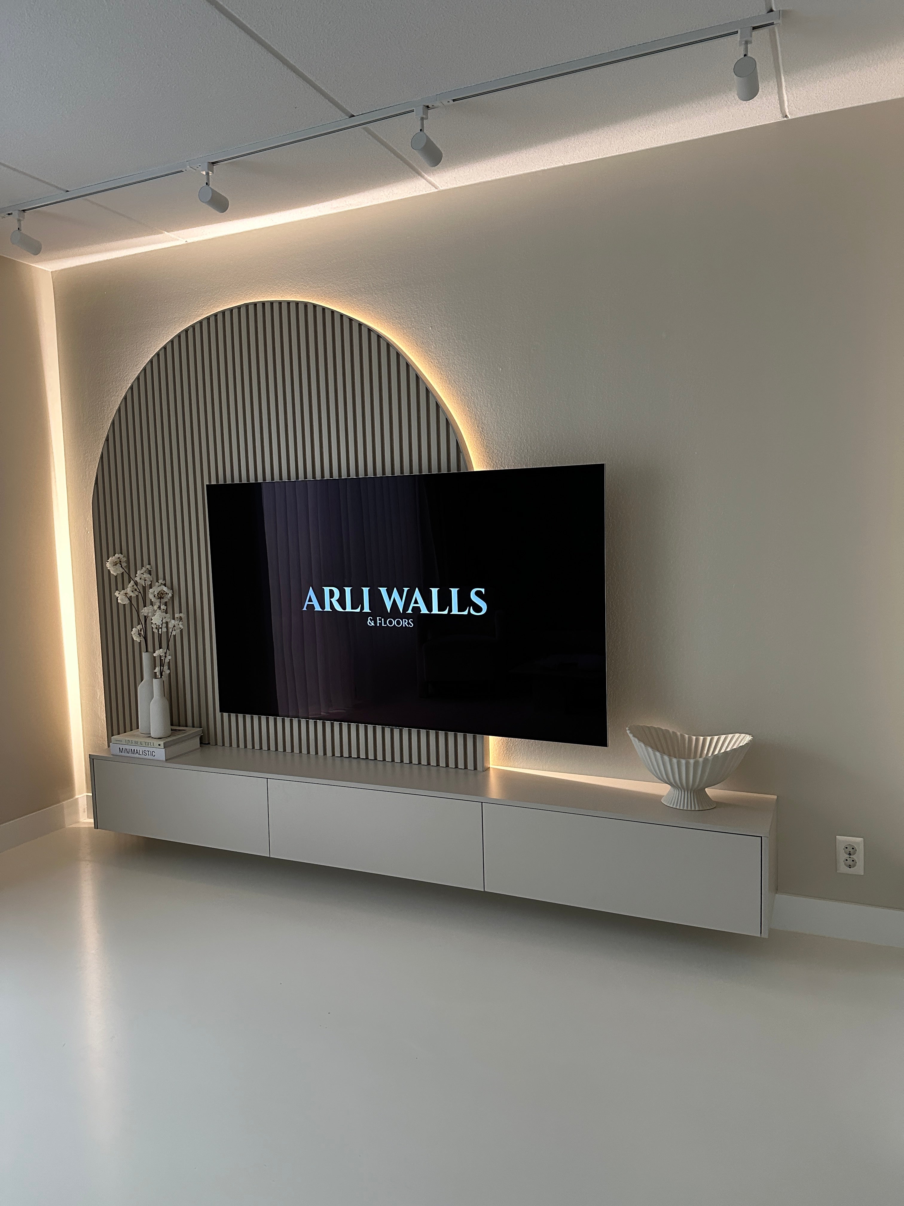 Tv Meubel Licht Beige L240 cm x D36 x H33 cm