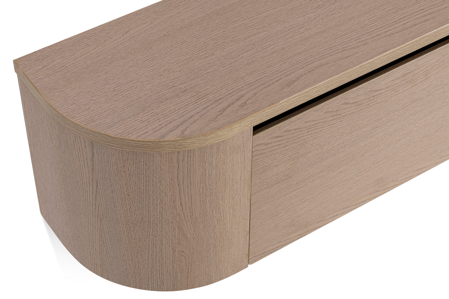 Japandi Tv Meubel Licht Beige Eiken L240x D32 x H28 cm