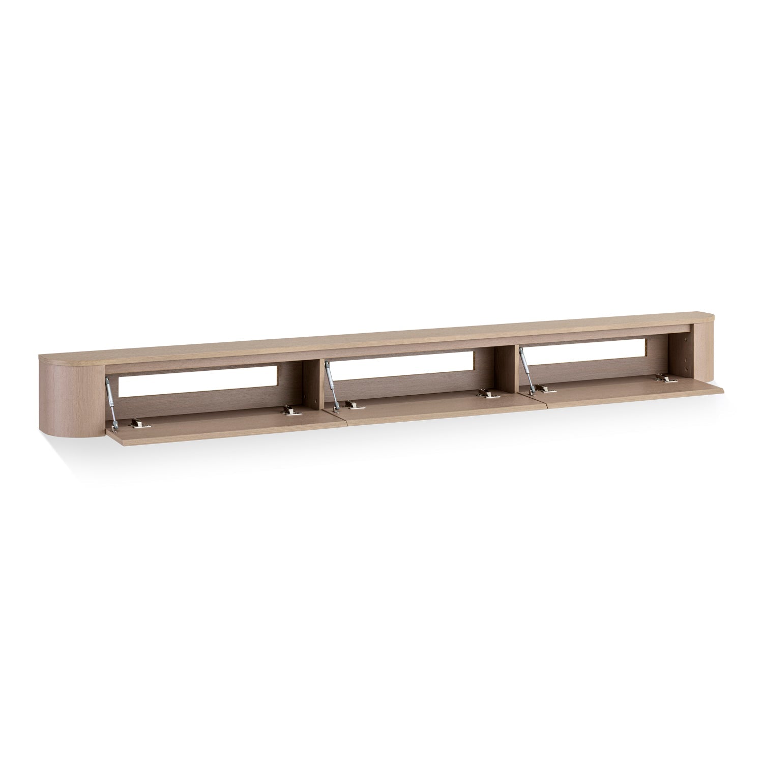 Japandi Tv Meubel Licht Beige Eiken L272x D32 x H28 cm
