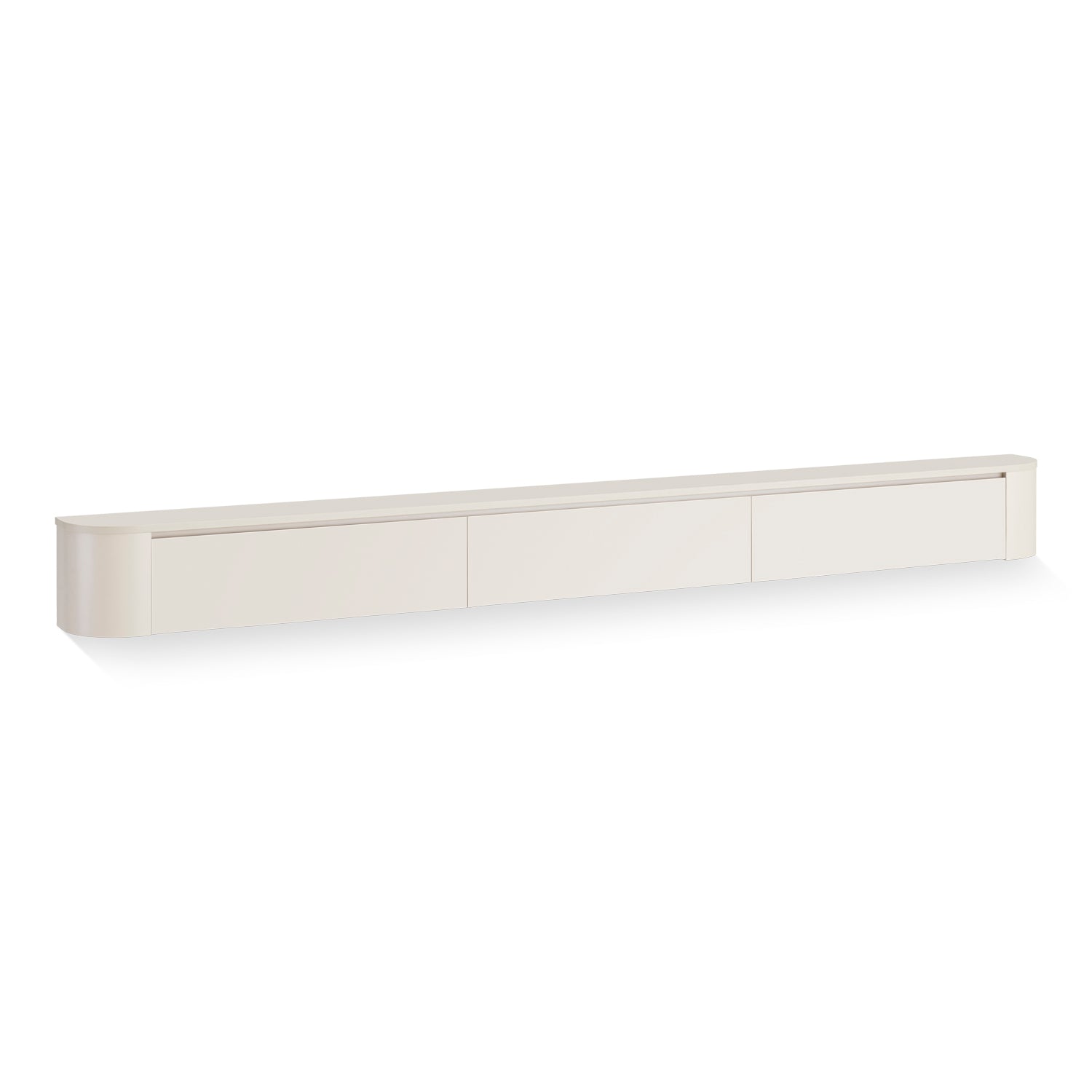 Japandi Tv Meubel Beige L240 x D32 x H28 cm