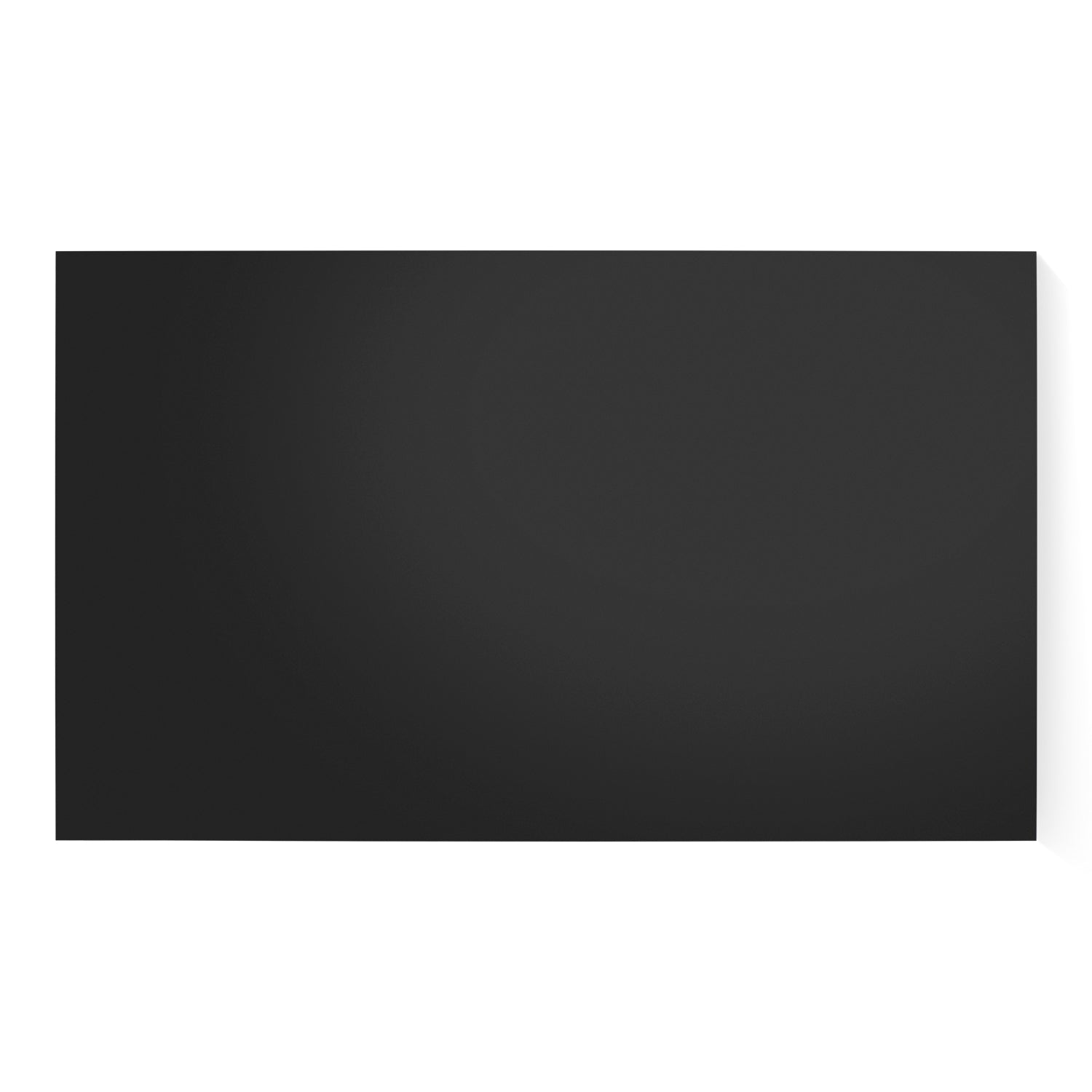 NEW - TV-Decorplaat Matt Zwart L200cm x H122cm x D18mm