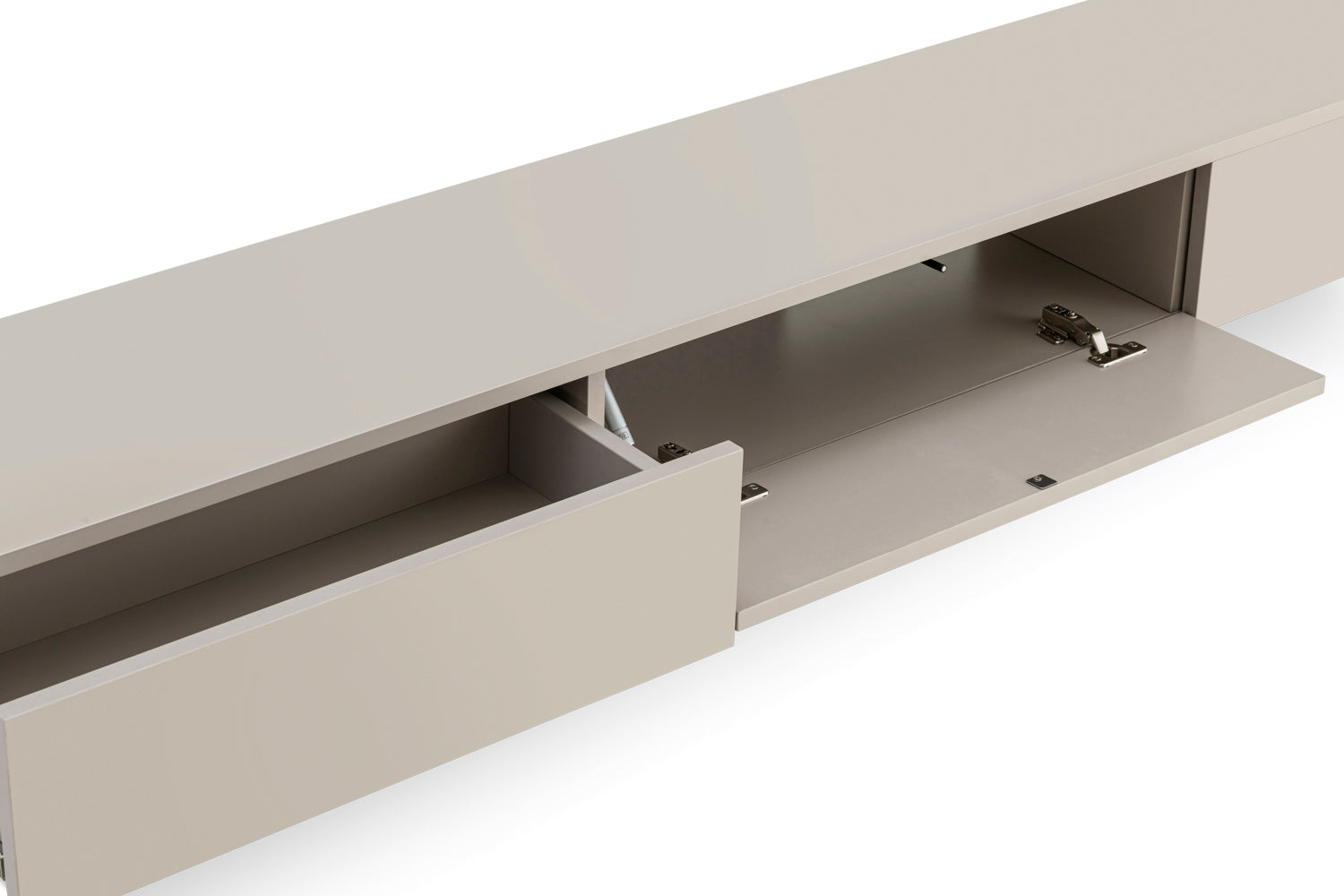 NEW - Tv Meubel Licht Taupe L275 x D33 x H20