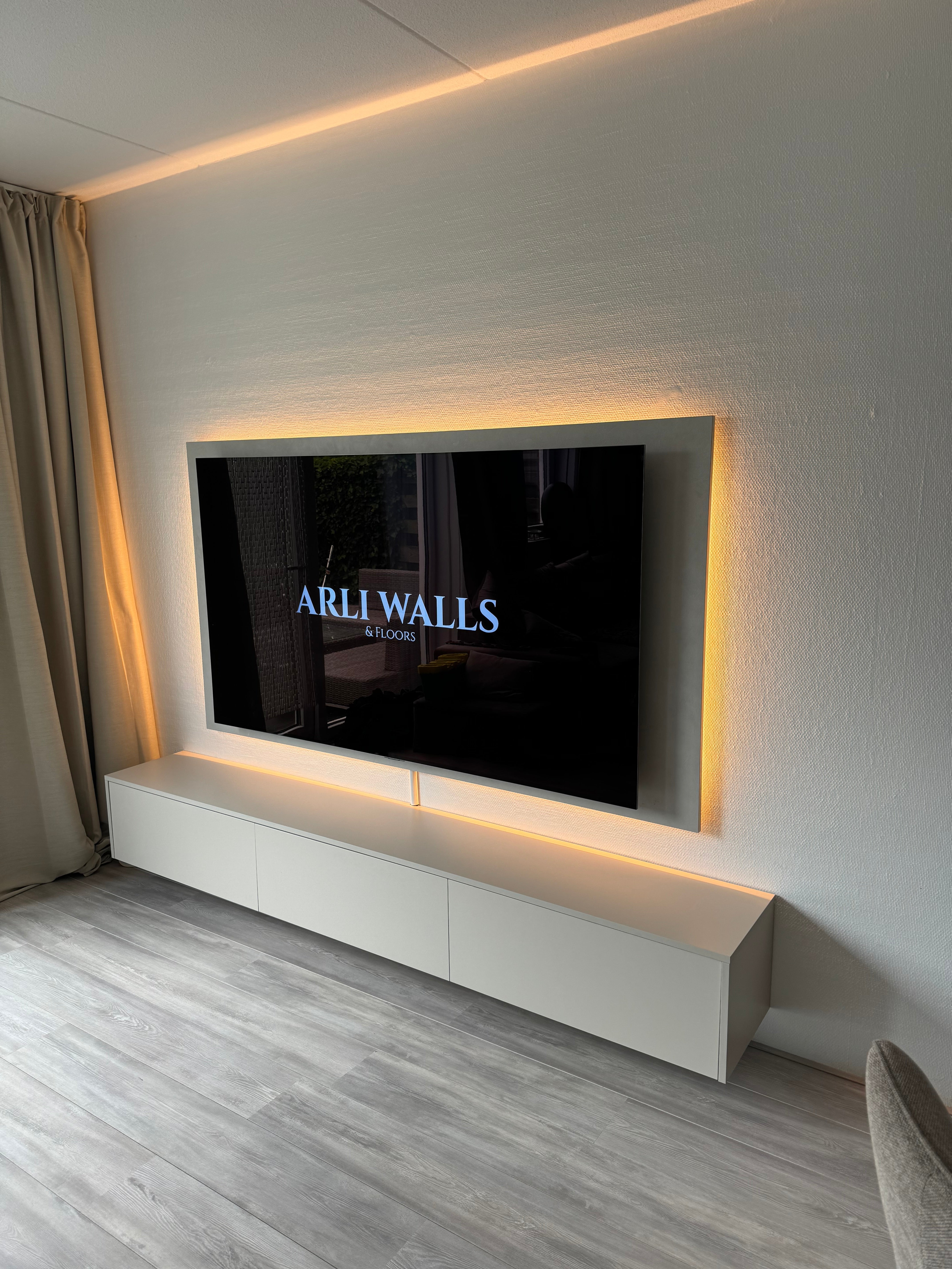 Tv Meubel Licht Beige L180 x D36 x H33 cm