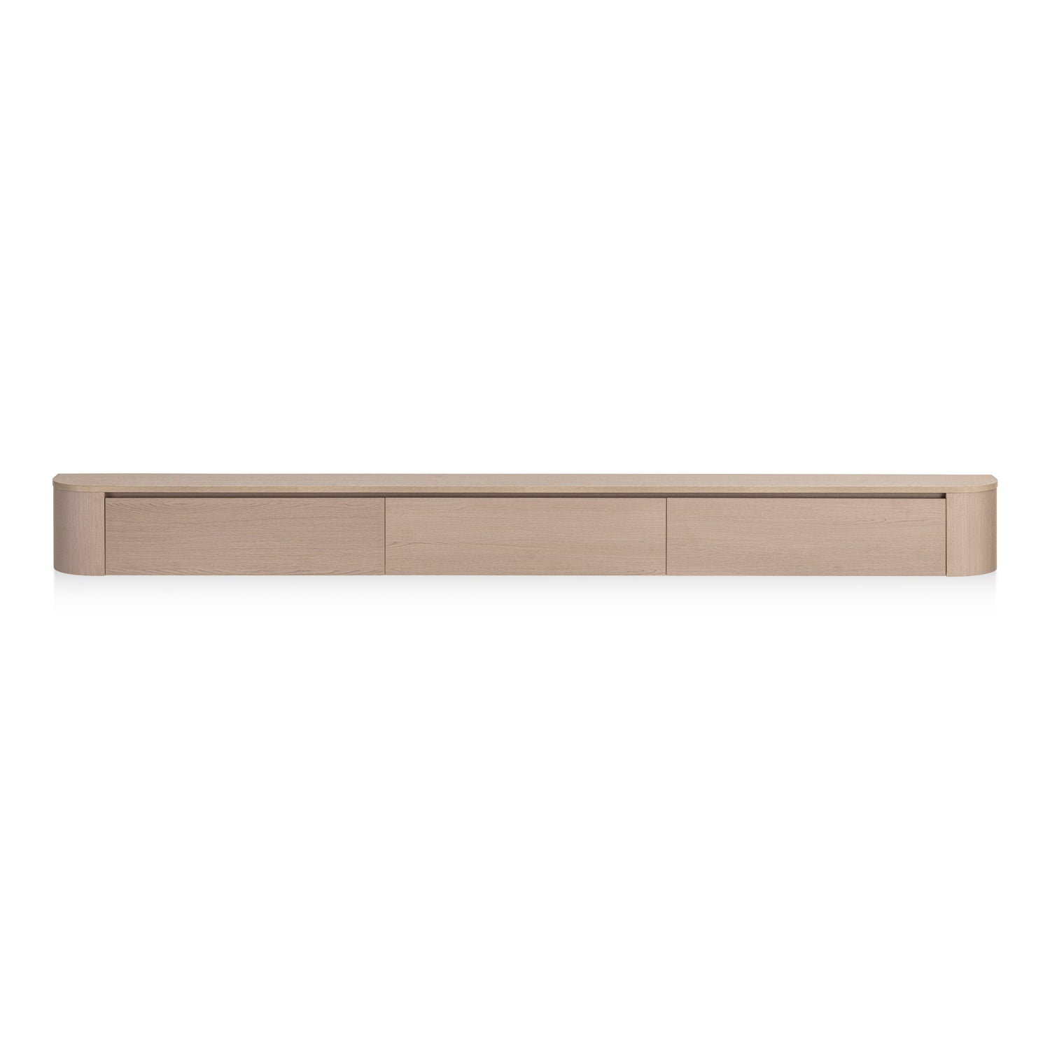Japandi Tv Meubel Licht Beige Eiken L272x D32 x H28 cm