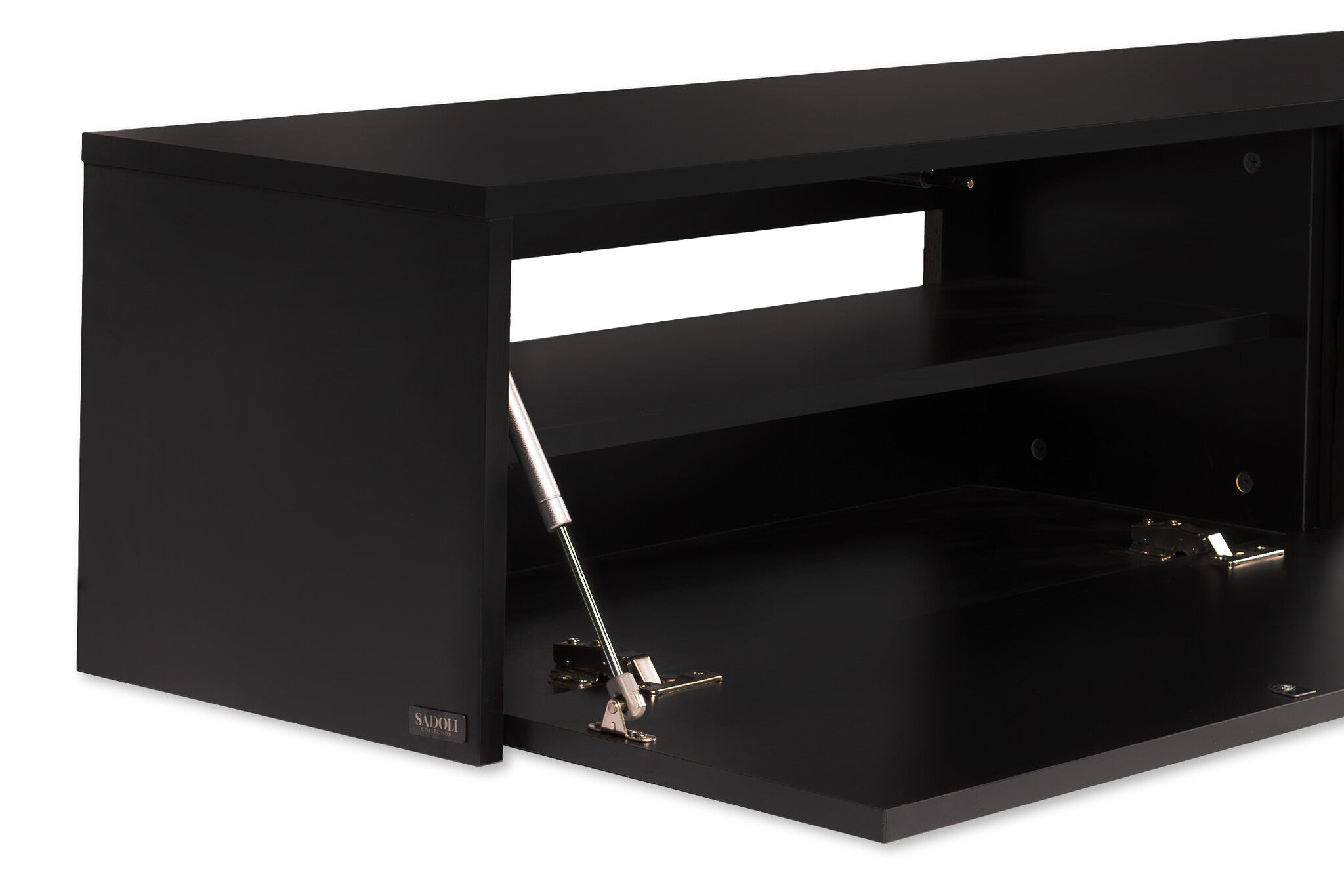 Tv Meubel Zwart Matt L180 x D36 x H33 cm