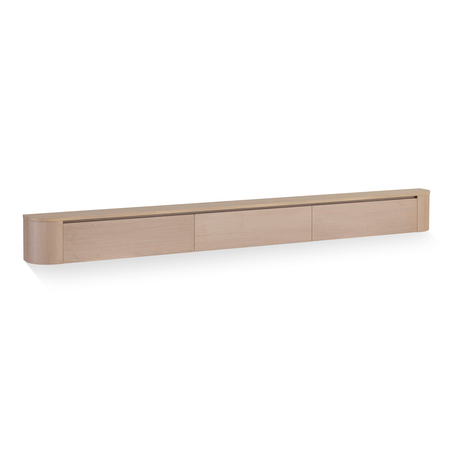 Japandi Tv Meubel Licht Beige Eiken L272x D32 x H28 cm