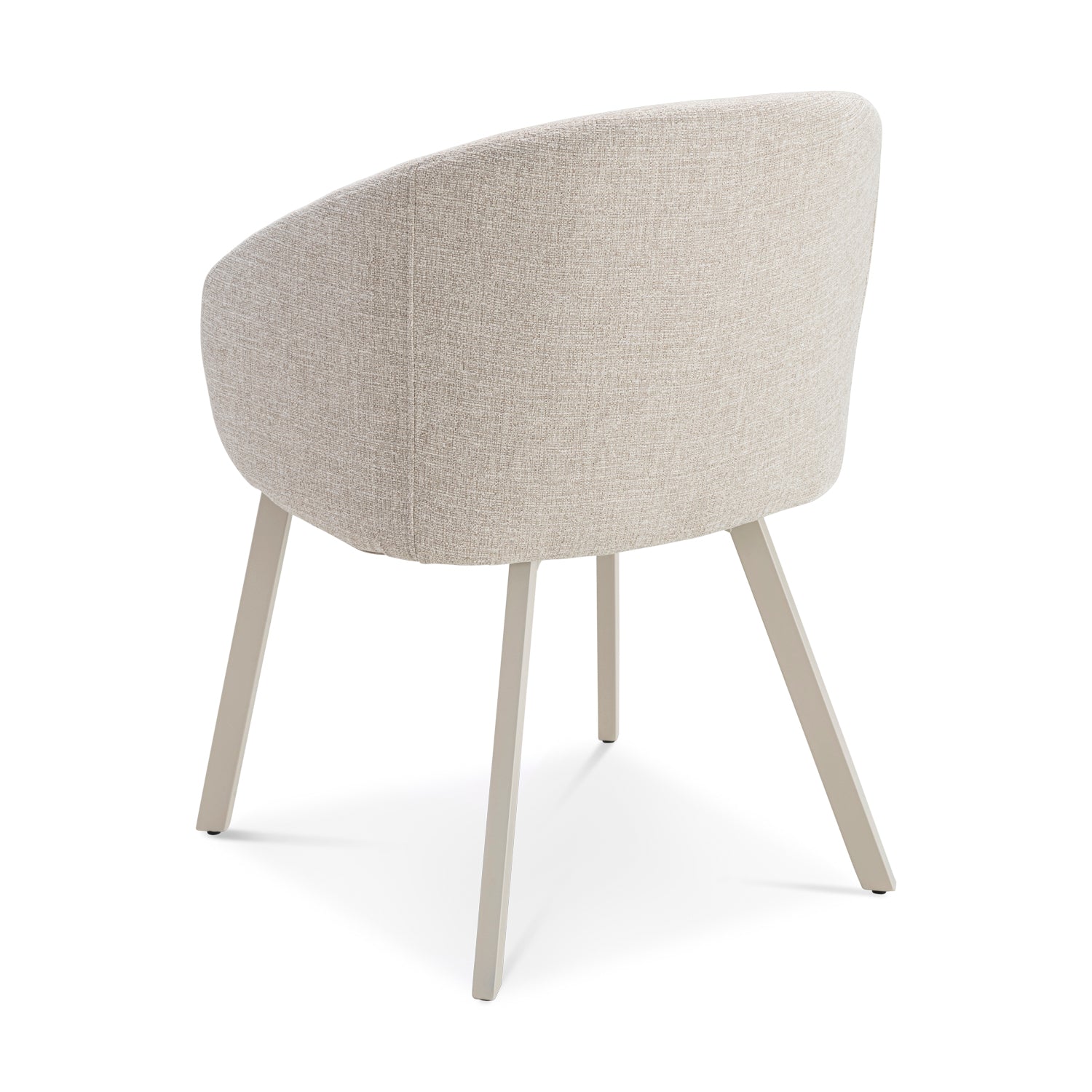 NEW - Beige Linnen stoel x Beige poten